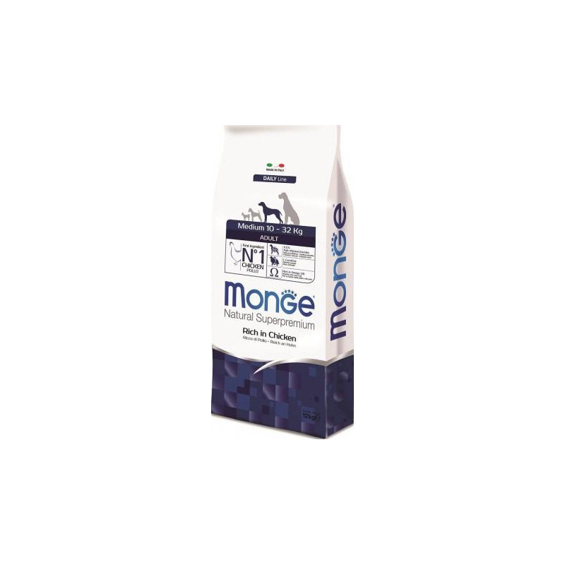Monge - Natural Superpremium Medium Adult Ricco di Pollo