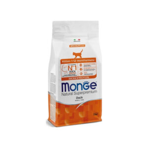 Monge - Natural Superpremium Monoprotein Kitten Anatra 1,5 Kg