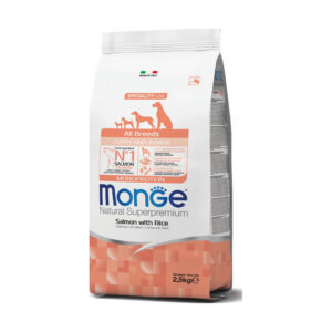 Monge - Natural Superpremium All Breeds Puppy & Junior Salmone e Riso