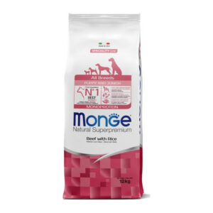 Monge - Natural Superpremium All Breeds Puppy & Junior Monoprotein Manzo e Riso