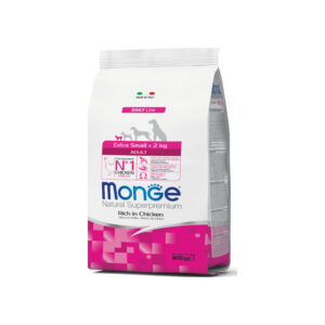 Monge - Natural Superpremium Extra Small Adult Ricco di Pollo 800 g