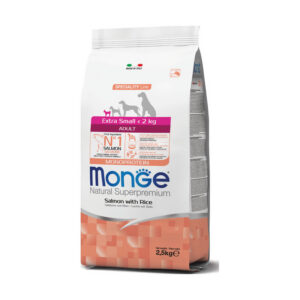 Monge Natural Superpremium Extra Small Adult Monoprotein Salmone con Riso