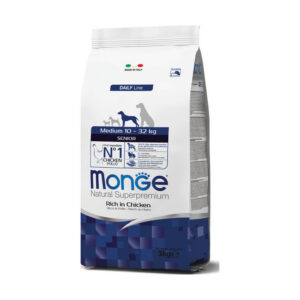 Monge - Natural Superpremium Senior Medium Ricco di Pollo