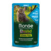 Monge - BWild Grain Free Bocconcini maltagliati in salsa di Acciughe con Ortaggi 85 g