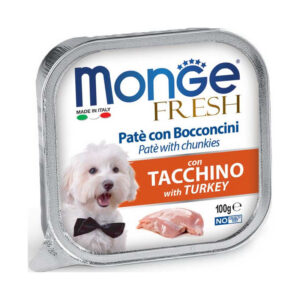 Monge - Fresh Paté e Bocconcini con Tacchino 100 g