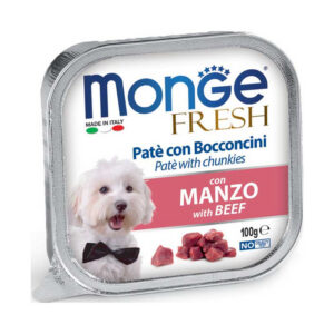 Monge - Fresh Paté e Bocconcini con Manzo 100 g