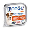 Monge - Fruit Paté e Bocconcini con Tacchino e Mirtilli 100 g