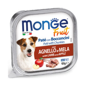 Monge - Fruit Paté e Bocconcini con Agnello e Mela 100 g