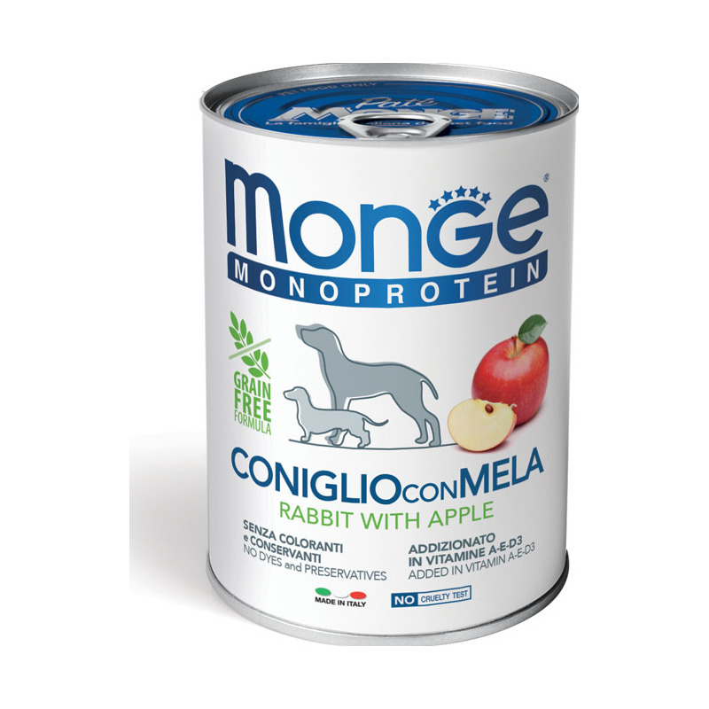 Monge - Natural Superpremium Monoproteico Coniglio e Mela