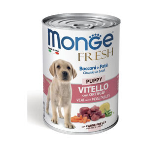 Monge - Fresh Puppy Vitello con Ortaggi 400 g