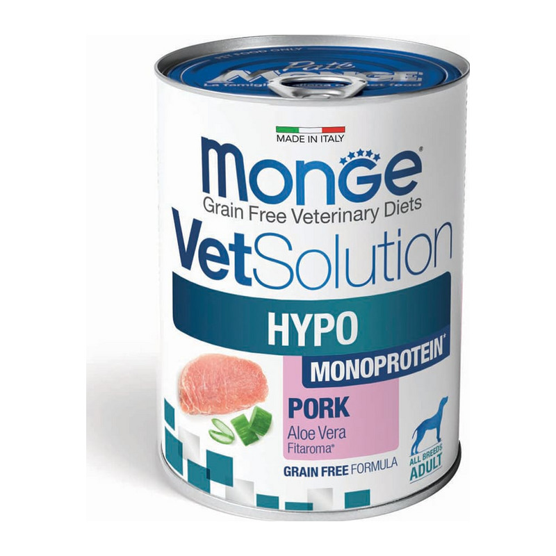 Monge - VetSolution Dog Hypo Monoprotein Maiale 400 g