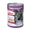 Gemon - Adult Medium Bocconi con Manzo e Fegato 415 g