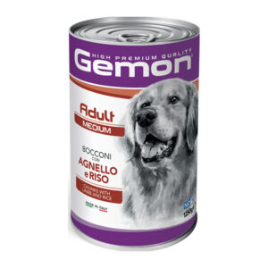 Gemon - Adult Medium Bocconi con Agnello e Riso 1,25 Kg