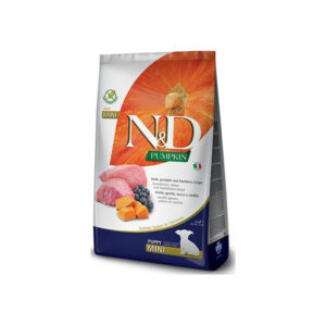 Farmina - Natural & Delicious Pumpkin Grain Free Puppy Mini con Agnello, Zucca e Mirtillo