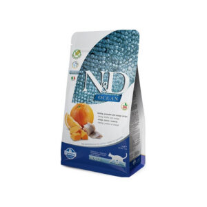 Farmina - N&D Ocean Cat con Aringa, Zucca e Arancia 1,5 Kg