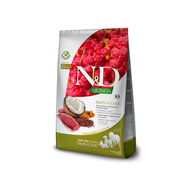 Farmina - Natural & Delicious Quinoa Skin & Coat Anatra Grain Free