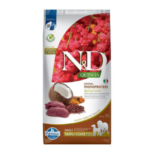 Farmina - Natural & Delicious Medium & Maxi Quinoa Skin & Coat Cervo Grain Free 7 Kg