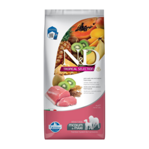 Farmina - Natural & Delicious Pork e Tropical Fruits Adult Medium Maxi