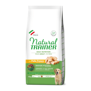 Trainer - Natural Adult Maxi con Pollo Fresco e Riso 12 Kg