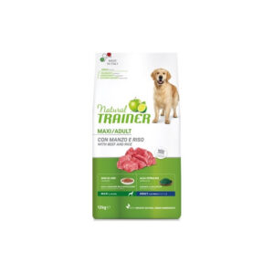 Trainer - Natural Adult Maxi con Manzo e Riso 12 Kg