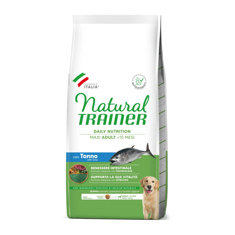 Trainer - Natural Adult Maxi Con Tonno E Riso 12 Kg