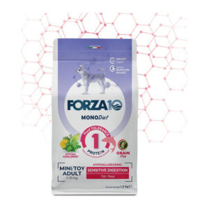 Forza10 - Dog Mini Toy Adult Mono Diet Monoprotein Sensitive Digestion Pesce 1,5 Kg