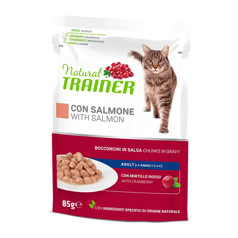 Trainer - Natural Adult Salmone Bocconcini in Salsa 85 g