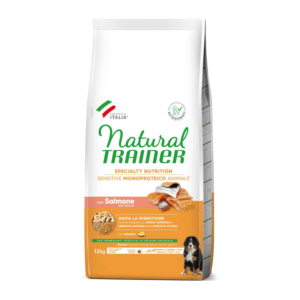 Trainer - Natural Sensitive No Gluten Medium & Maxi Puppy & Junior con Salmone