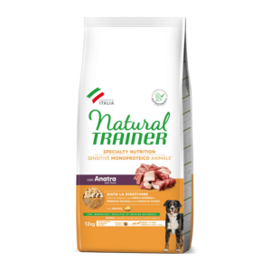 Trainer - Natural Sensitive No Gluten Medium & Maxi Adult con Anatra