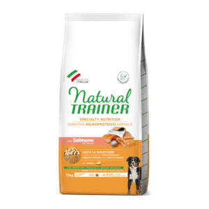 Trainer - Natural Sensitive No Gluten Medium & Maxi Adult con Salmone