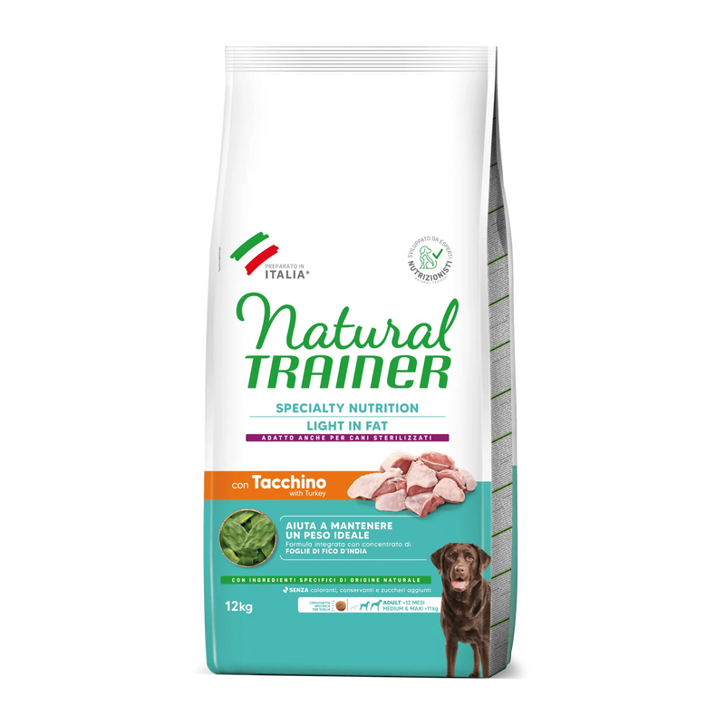 Trainer - Natural Ideal Weight Care Medium & Maxi Adult con Tacchino