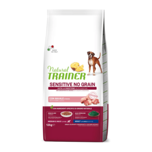 Trainer - Natural Sensitive No Grain Medium & Maxi Adult con Maiale