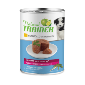 Trainer - Natural Puppy & Junior Medium & Maxi con Pollo 400 g