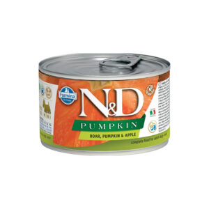 Farmina - Natural & Delicious Pumpkin Mini con Cinghiale, Zucca e Mela 140 g