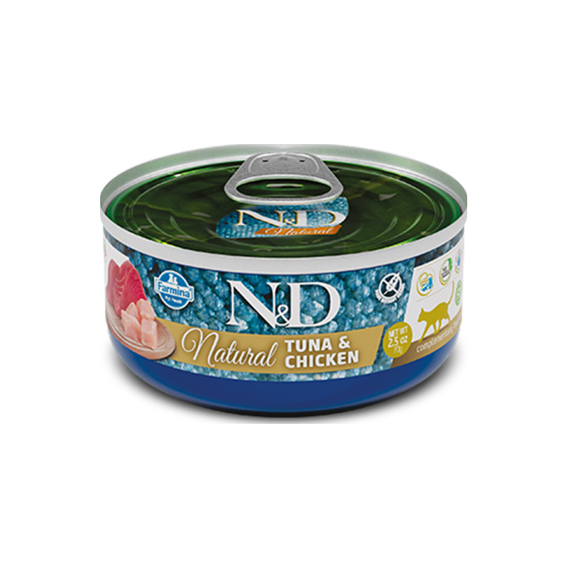 Farmina - Natural & Delicious Natural Tonno & Pollo 70 g