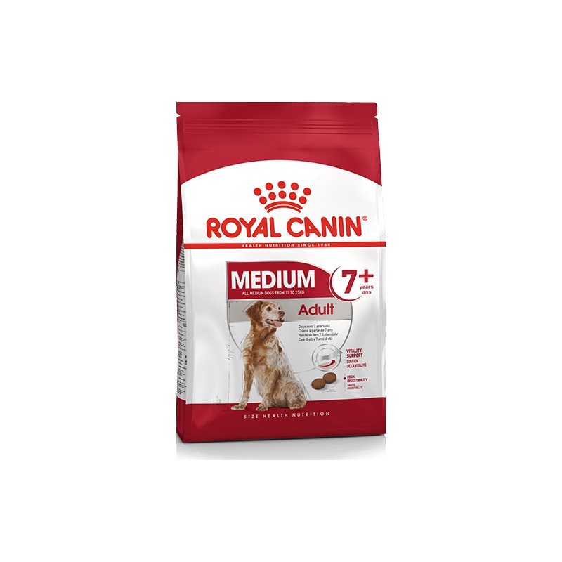 Royal Canin - Medium Adult 7+ 4 Kg