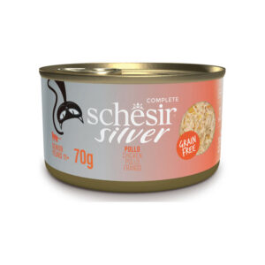 Schesir - Silver Senior Cat Pollo Filetti in Brodo 70 g