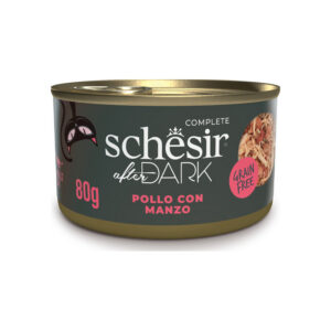 Schesir - After Dark Filetti di Pollo e Manzo in Brodo 80 g