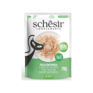 Schesir - Complements Filetti In Gelatina Pollo Con Spigola 70 g
