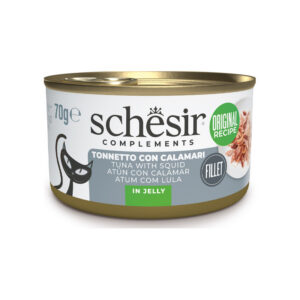 Schesir Gatto - Complements Filetti di Tonno con Calamari in Gelatina 70 g