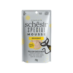Schesir - Special Mousse Cat Exigent Pollo con Fegato di Anatra 70 g