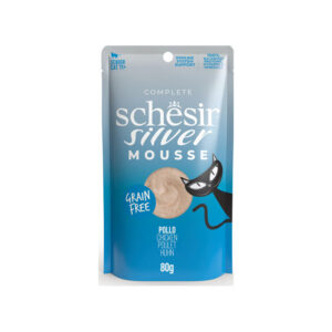 Schesir - Silver Senior Cat Pollo Mousse 80 g