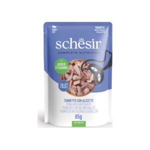 Schesir - Complete Nutrition Tonnetto Con Alicette in Gelatina 85 g