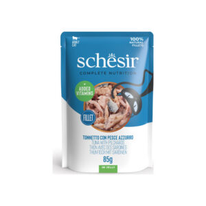 Schesir - Complete Nutrition Tonnetto Con Pesce Azzurro in Gelatina 85 g