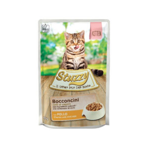 Stuzzy Cat - Bocconcini Kitten con Pollo 85 g