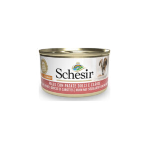 Schesir Cane - Pollo con Patate Dolci e Carote Petite Cuisine 85 g