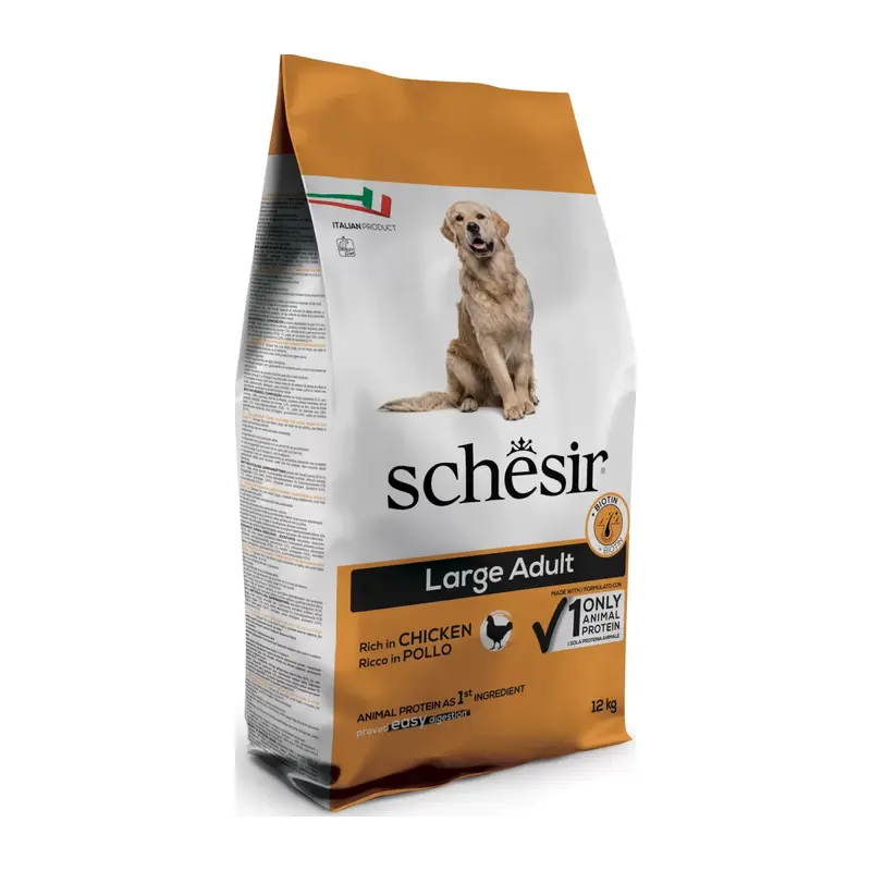 Schesir cane Large Adult Mantenimento Ricco in Pollo 12 kg