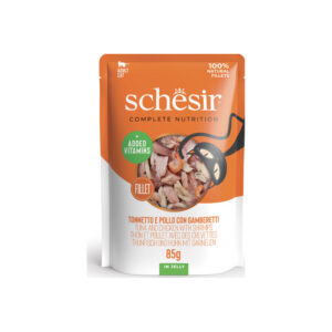 Schesir - Complete Nutrition Tonnetto Con Pollo e Gamberetti 85 g