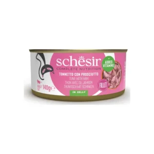 Schesir Gatto - Tonnetto e Prosciutto in Gelatina 140 g