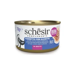 Schesir Gatto - Complements Tonnetto con Alicette in Brodo 70 g